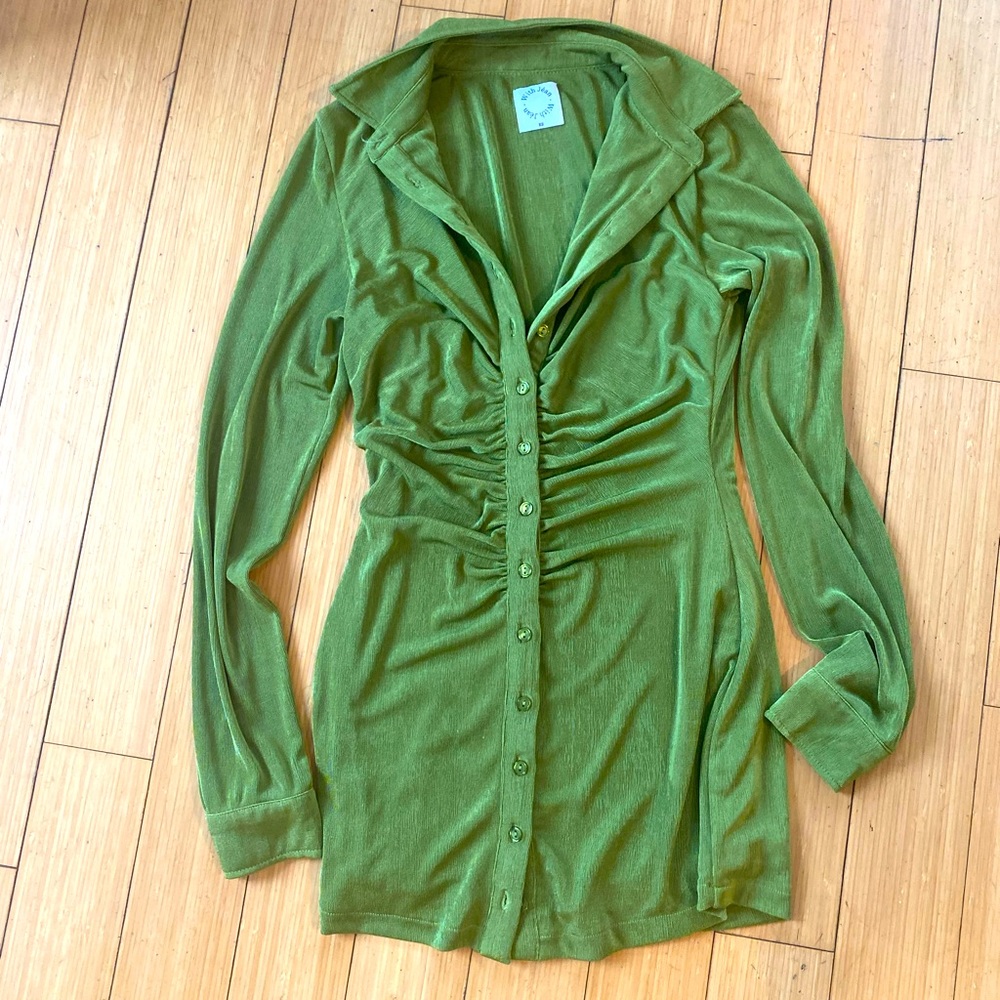 With Jean dress size XS, never worn, brand new, no tags